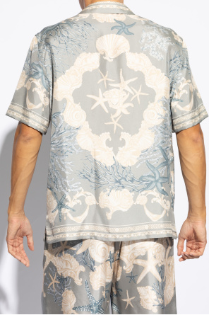 Versace Shirt with 'Barocco Sea' print